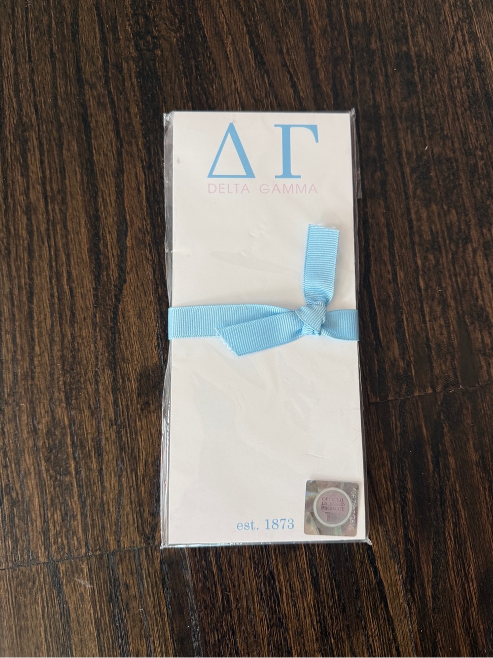 Delta Gamma Note Pad